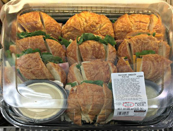 Croissant Sandwich Platter : Serves 16-20